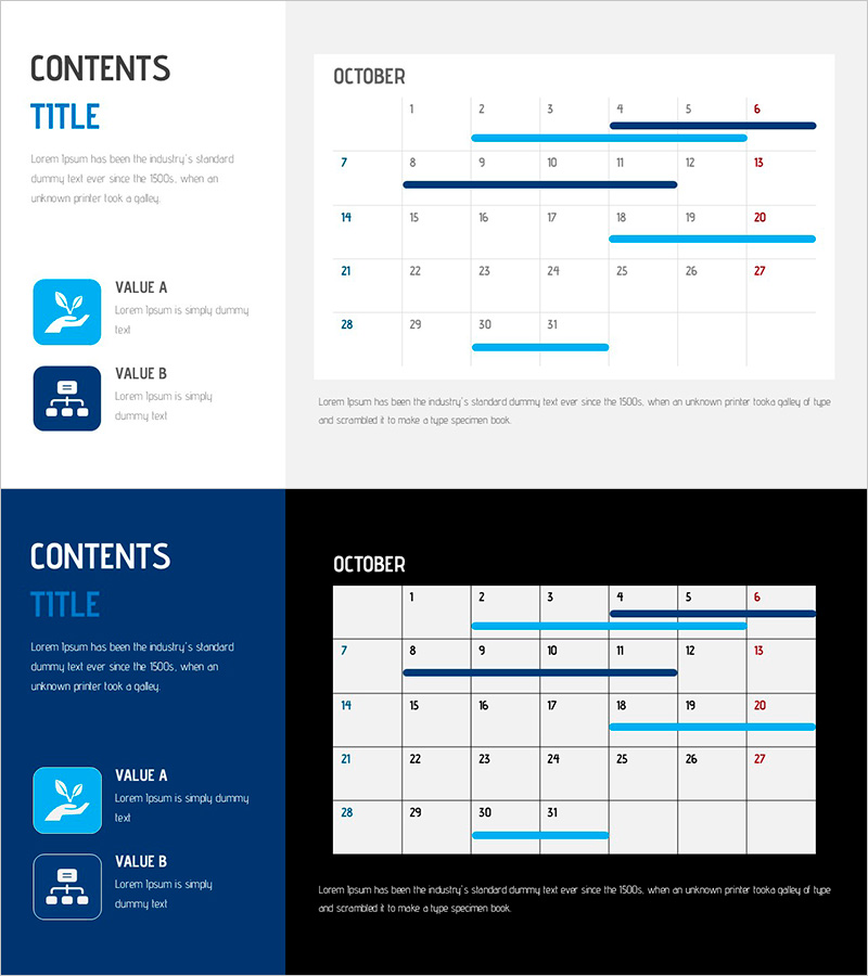 수자원 활용과 사업 추진을 위한 로드맵 슬라이드 템플릿