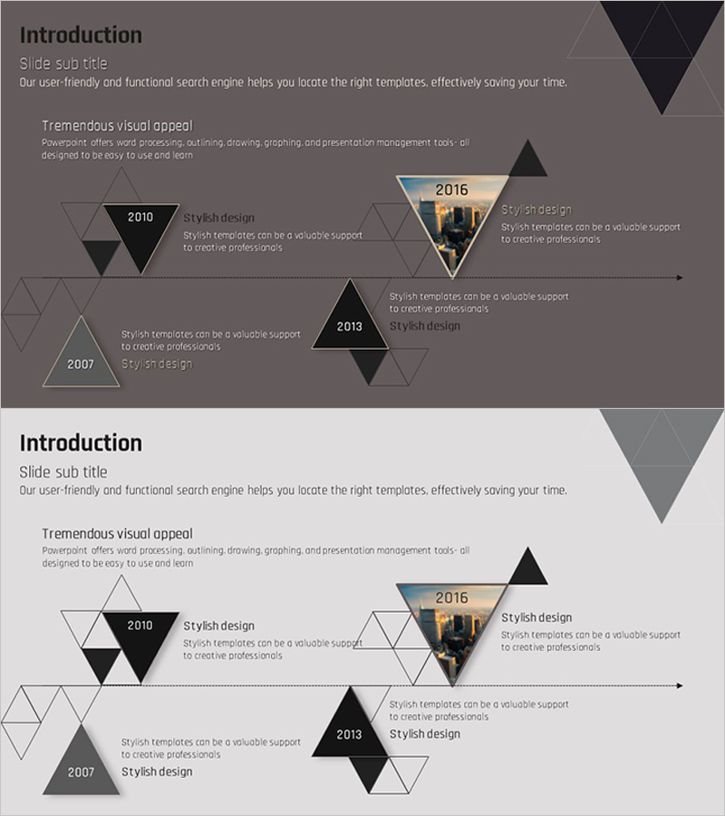 삼각형 프레임 회사소개 및 연혁