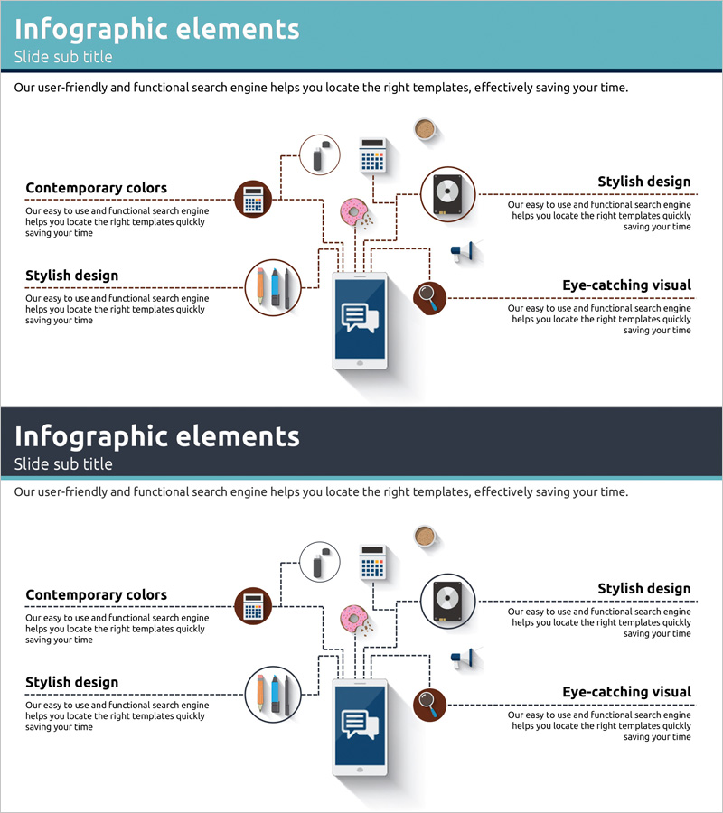 디지털 서비스 구성도 – 한 점에서 퍼지는 서비스 구조