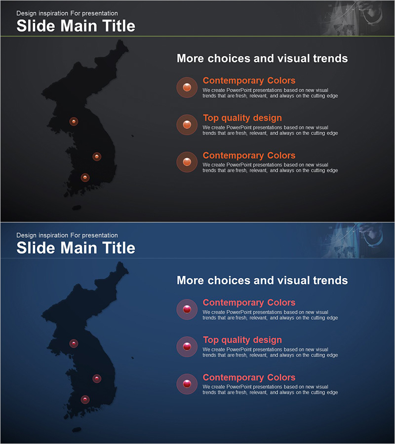 한반도 목표지역 분석 – 클러스터 다이어그램 활용