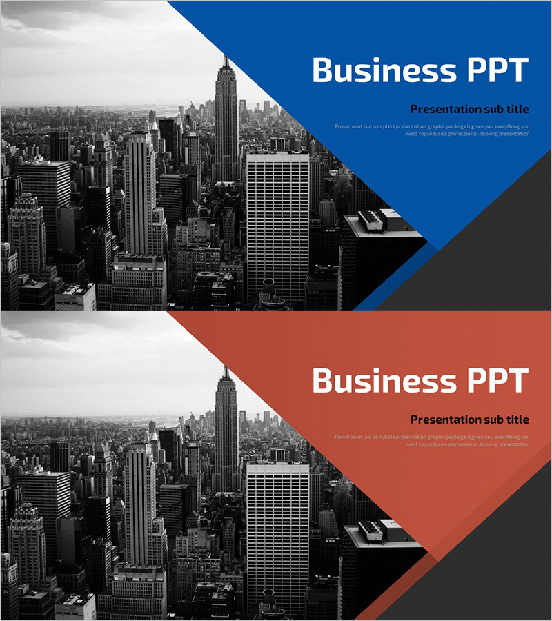 모던 심플 비즈니스 템플릿 표지