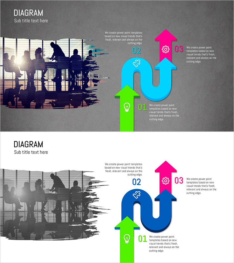 페인트 스플래쉬 템플릿 다이어그램 – 운영계획을 시각화