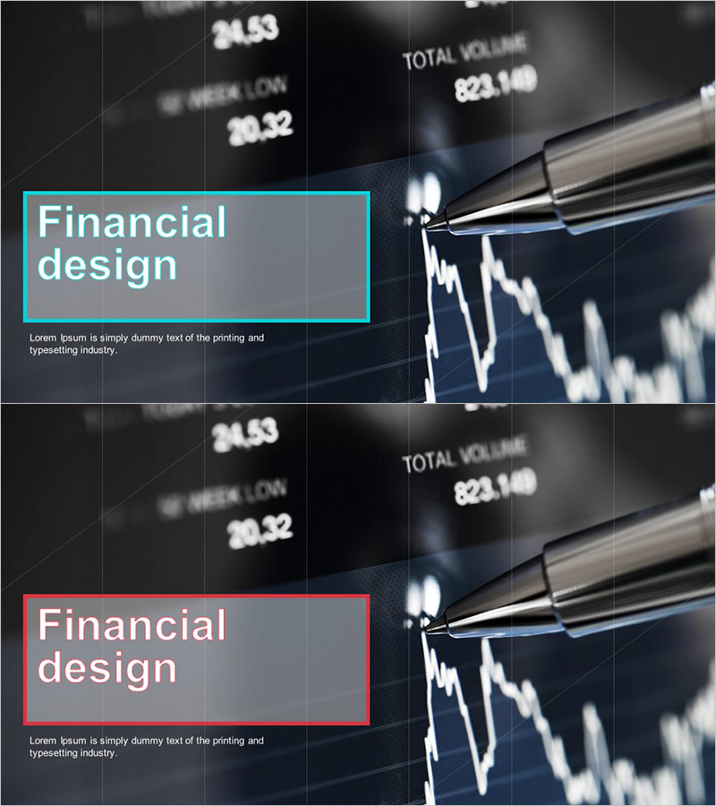 금융설계 템플릿 표지