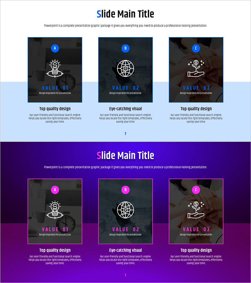 Geometric Pattern Wide PPT Diagram – Exploring Marketing Strategy