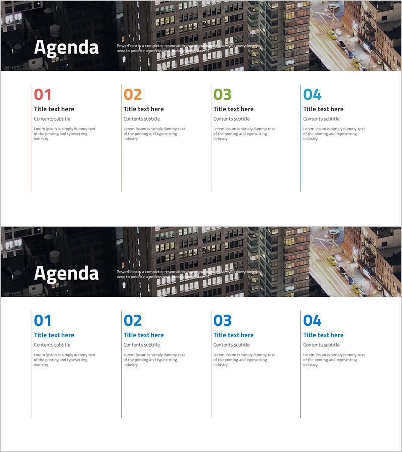 비즈니스 파트너쉽 템플릿 목차 – 핵심 요소 주도