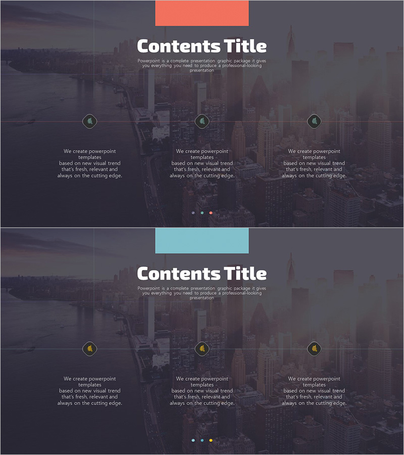 공동 사업 템플릿 목차 – 전문적이고 현대적인 디자인