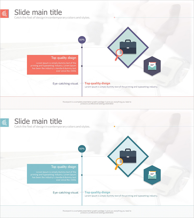 비즈니스 아이콘 다이어그램 – 시장 및 경쟁 분석 시각화