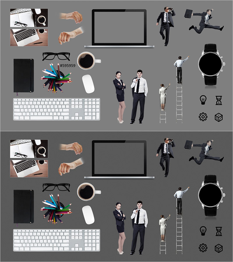 효율적인 비즈니스 환경을 위한 슬라이드 템플릿