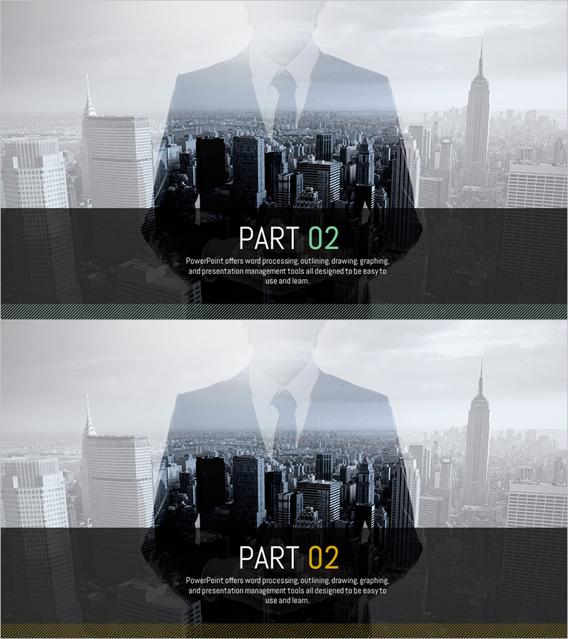 고층 빌딩 템플릿 간지 02 - 현대적 비즈니스 이미지를 담다