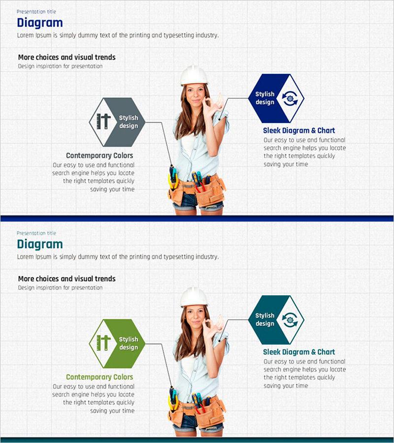 안전장치 및 도구 설명 – 새롭고 스타일리시한 프레젠테이션
