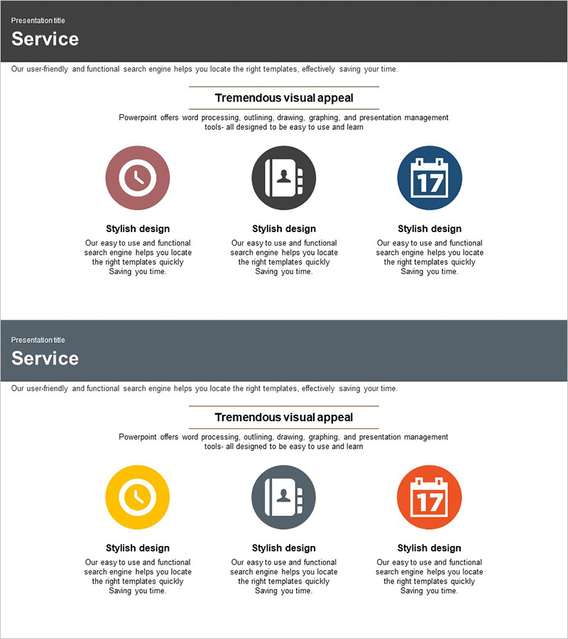 비즈니스 주요 특성 다이어그램 - 효과적인 특성 전달