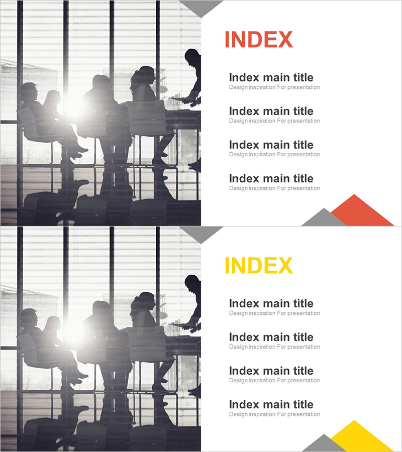 비즈니스 보상 템플릿 목차 – 슬라이드로 시각화된 구조