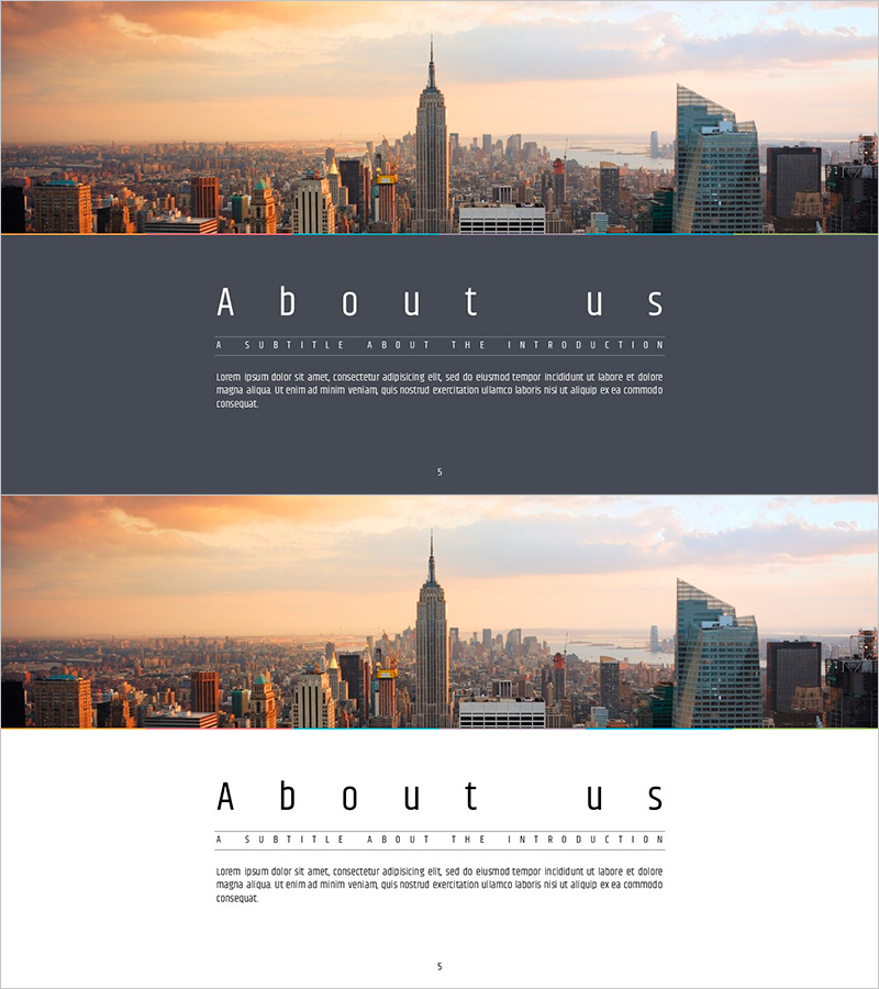 심플 피피티 와이드 템플릿 텍스트 정보