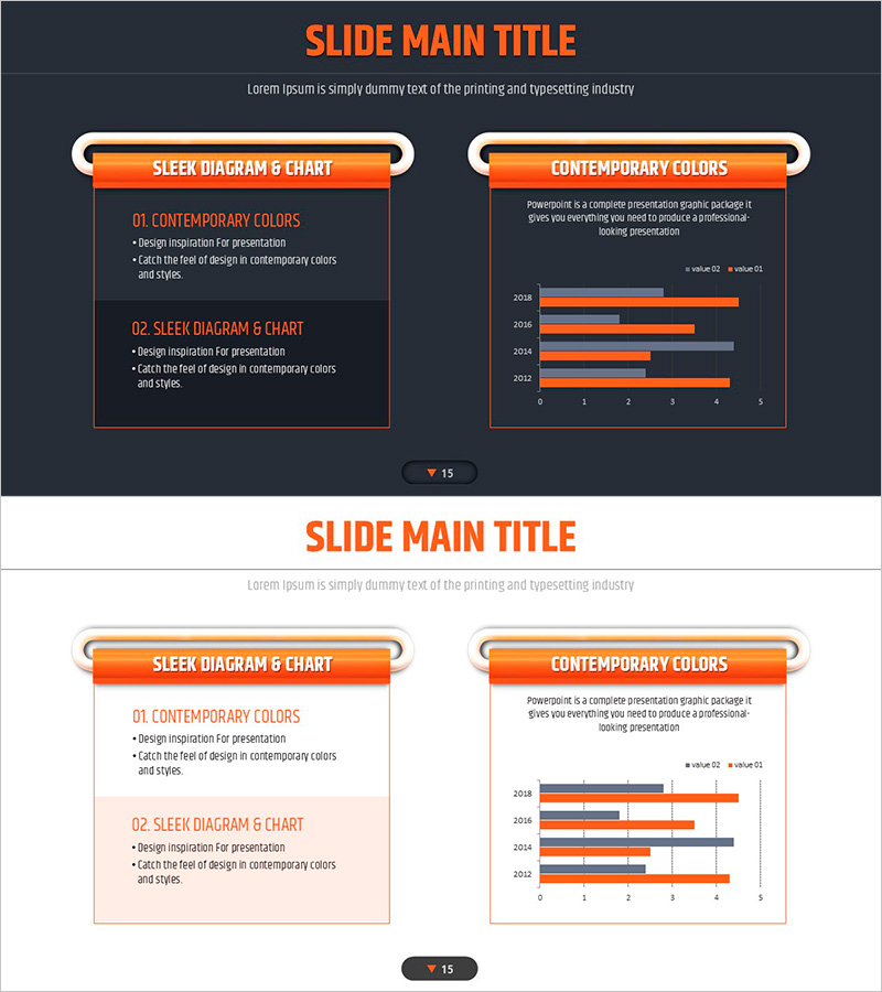 4색 인포그래픽 템플릿으로 시장 분석 완벽 준비하기