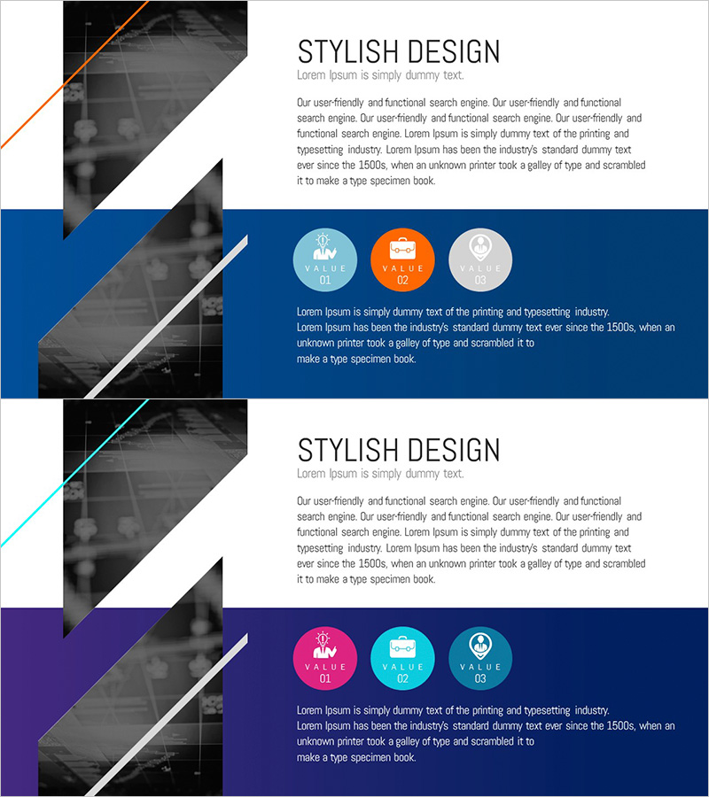 사업 아이디어 배경 – 사업 전략과 비전을 위한 다이어그램