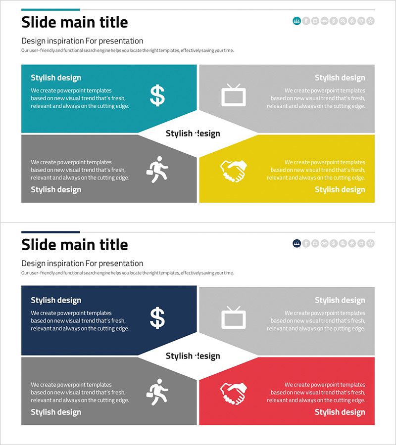 비즈니스 폐쇄 다이어그램 – 사업 소개용 슬라이드