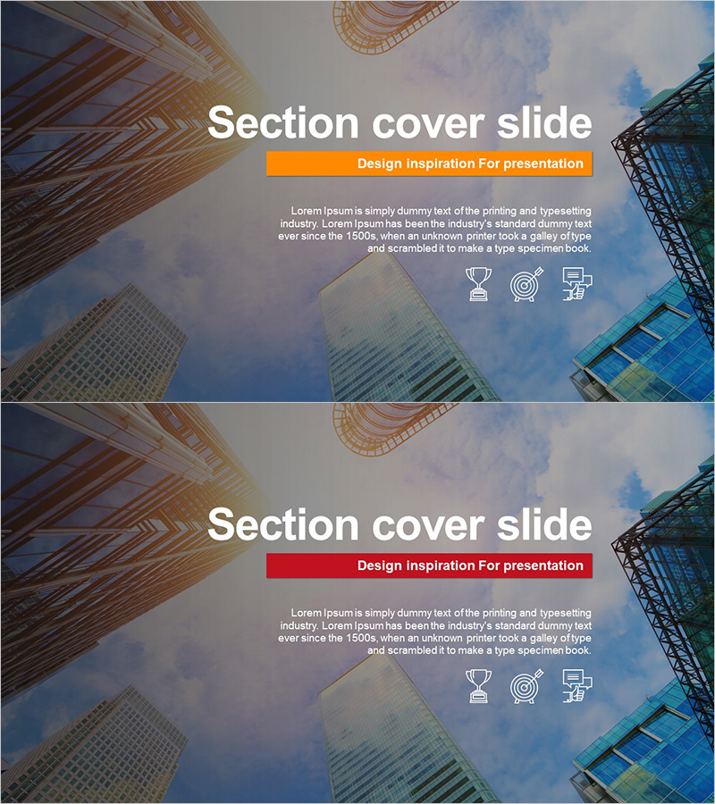 비즈니스 성공을 위한 간지 슬라이드 – 디자인 영감