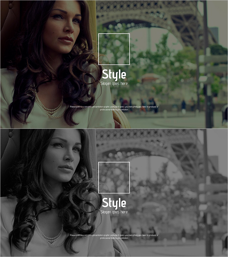 파리 스타일 템플릿 표지