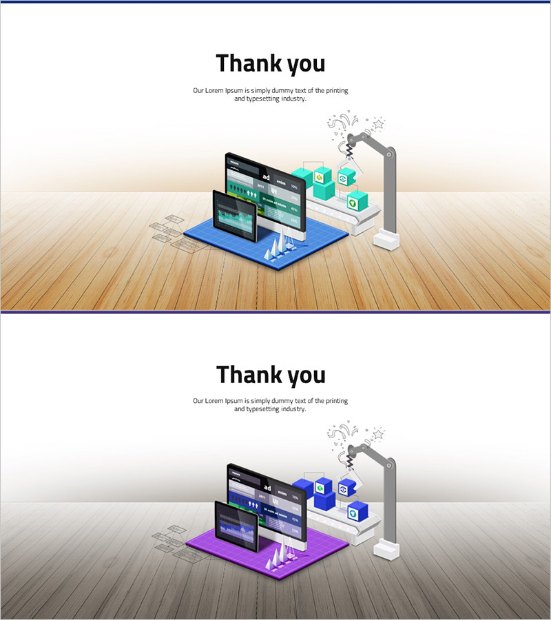 모바일 결제 와이드 템플릿 엔딩 표지