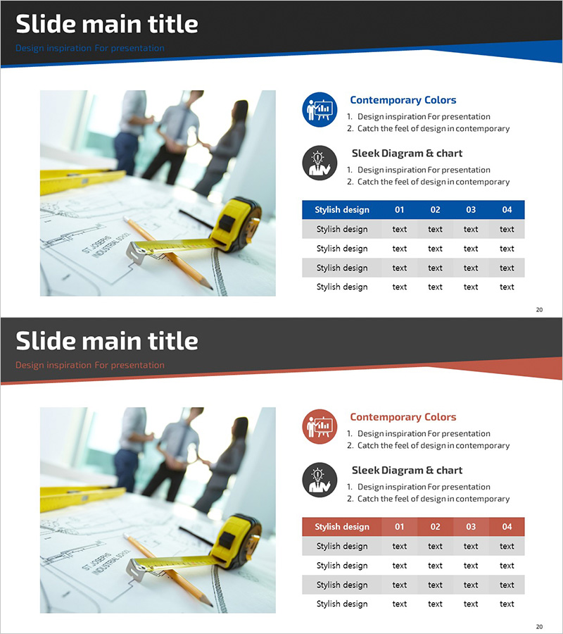 비즈니스 아이디어 목표 정리 테이블 – 마케팅 전략을 효율적으로 시각화