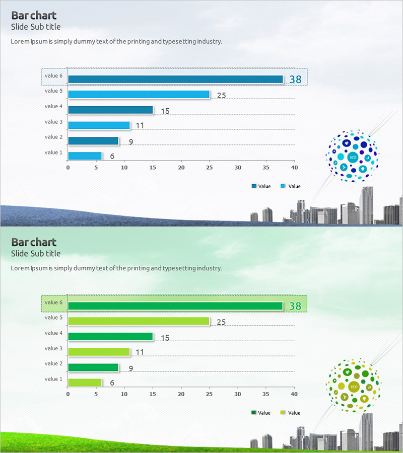 에코 시장 분석 그래프 – 경쟁 우위를 드러내는 데이터 시각화