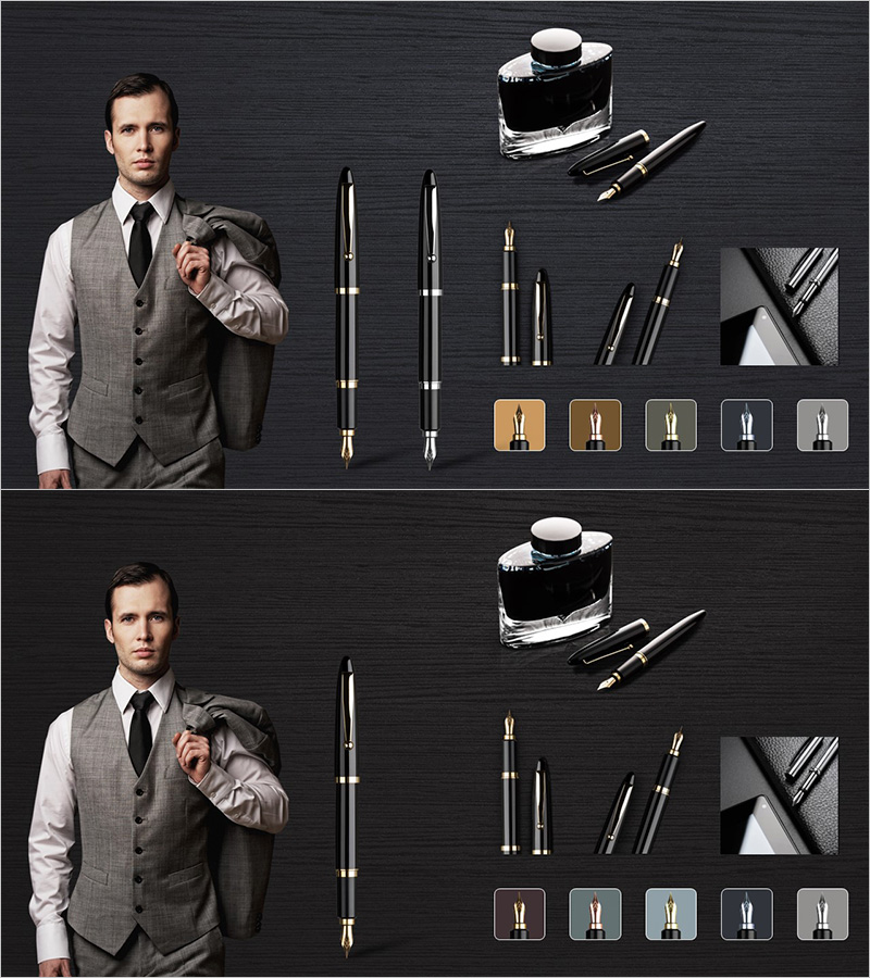 프리미엄 만년필 세트 – 세련된 비즈니스 필기 도구