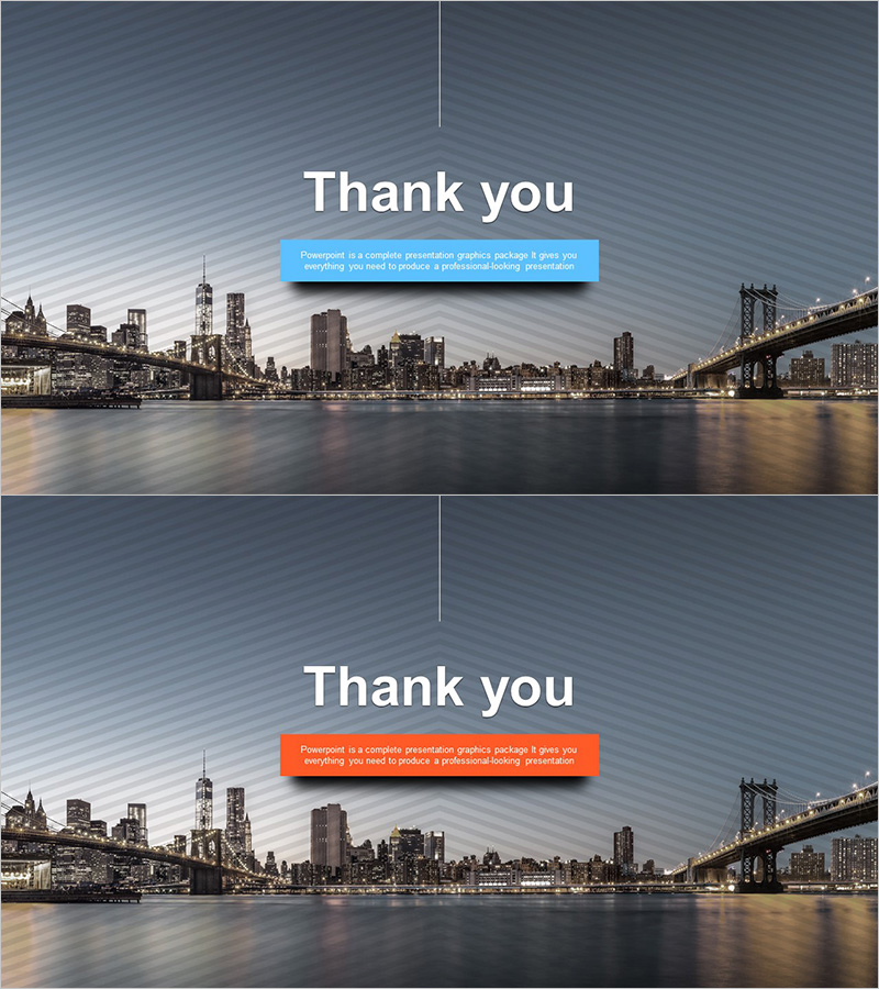 금융 비즈니스 템플릿 엔딩 표지