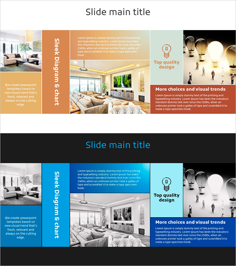 도트패턴 와이드 파워포인트 템플릿 – 제품 및 서비스 소개