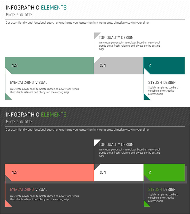 가로막대 비율 그래프 – 시각적 데이터 전달