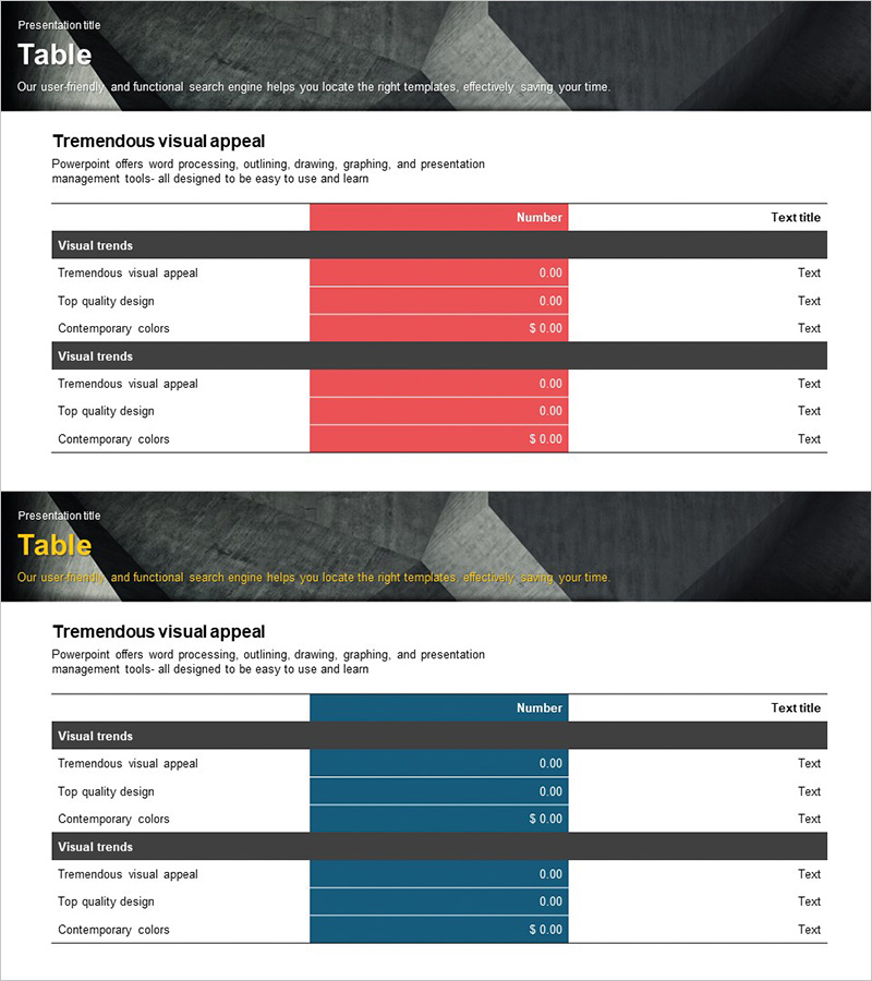 모던 테마 손익계산서 표