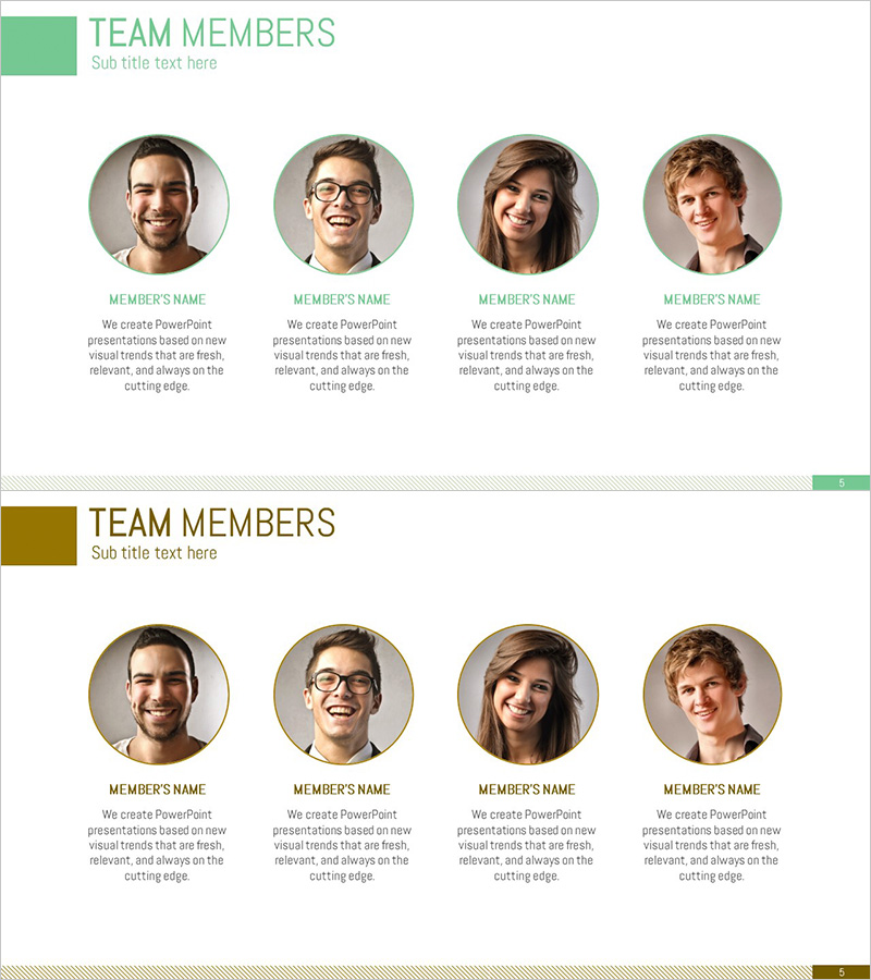 팀워크가 좋은 주요 인력 소개 – 협력의 중요성을 강조한 다이어그램