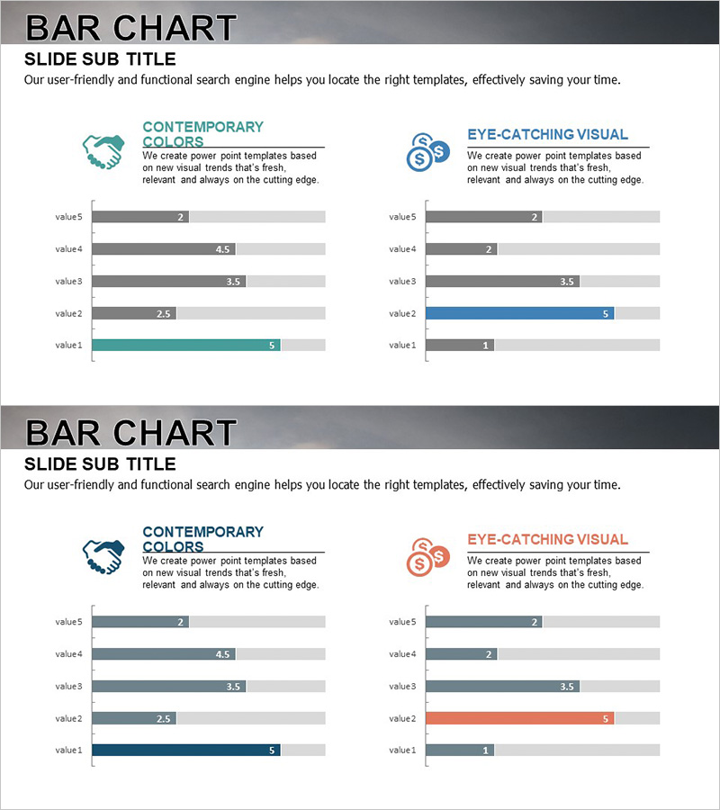 시장분석 가로막대 그래프 – 경쟁사 분석을 위한 효과적인 시각화