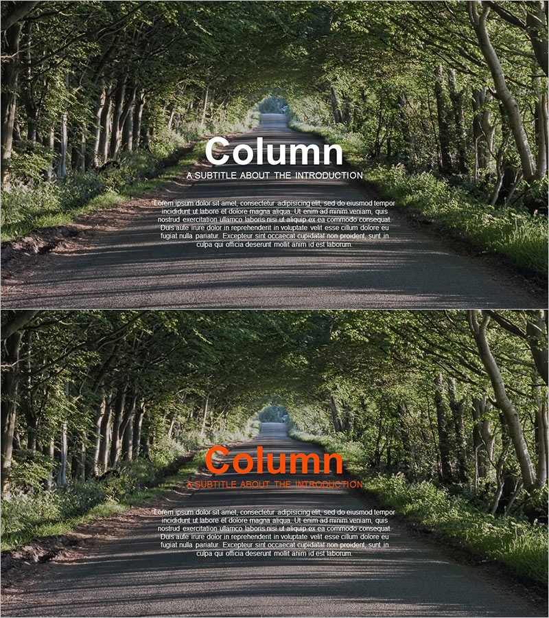 자연 친화적인 도로 아웃트로