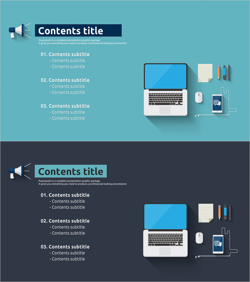 디지털 마케팅 프레젠테이션 목차