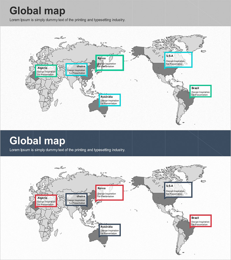 글로벌 타겟 시장 지도 – 글로벌 네트워크 분석