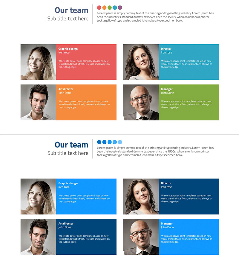 회사 주요인력 소개 다이어그램 – 팀의 역량과 비전