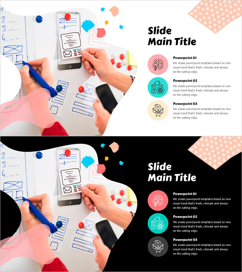 봄 파스텔 와이드 파워포인트 템플릿으로 운영계획 시각화