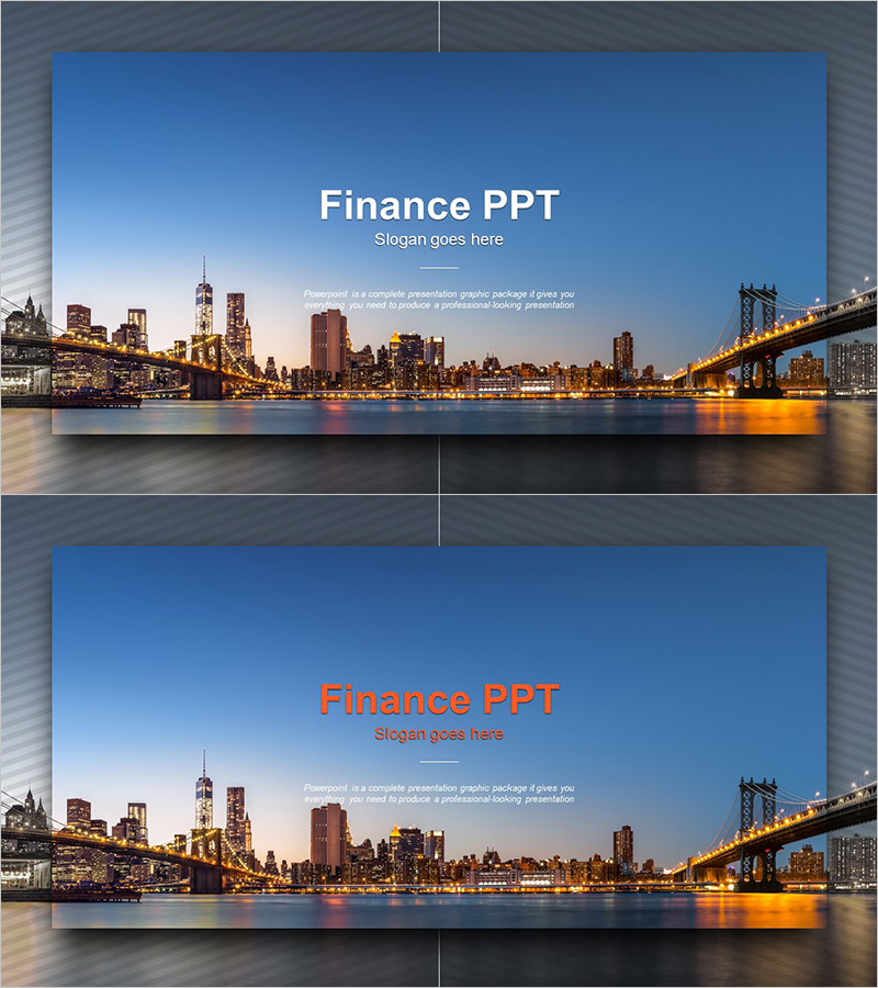 금융 비즈니스 템플릿 표지 – 거래와 성장