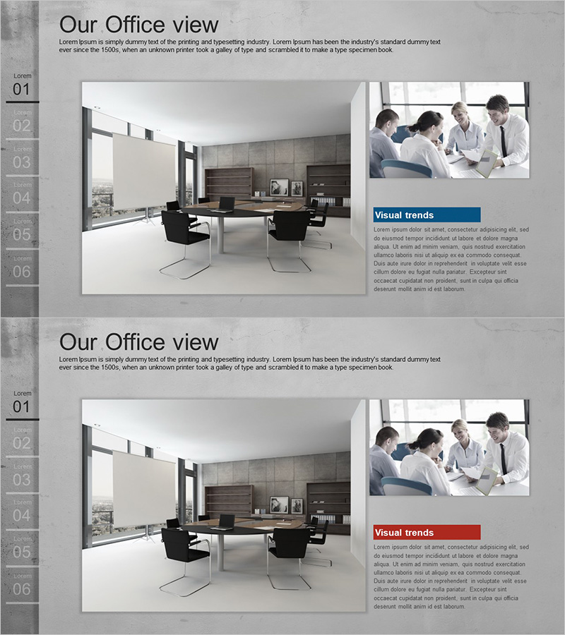 비즈니스 배경 조사를 위한 슬라이드 템플릿 – 성공에 다가가는 길