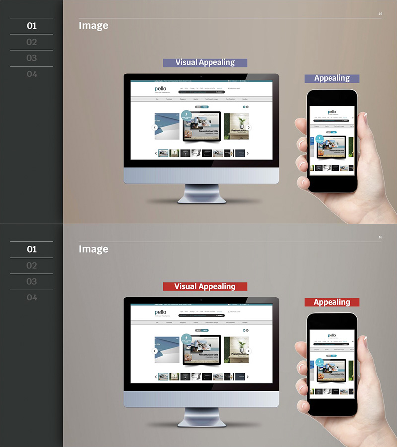 모바일과 PC를 활용한 제품/서비스 소개 – 매력적인 목업