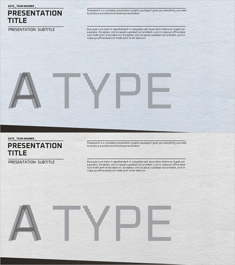 인트로 슬라이드 A 타입 - 프로페셔널한 시작