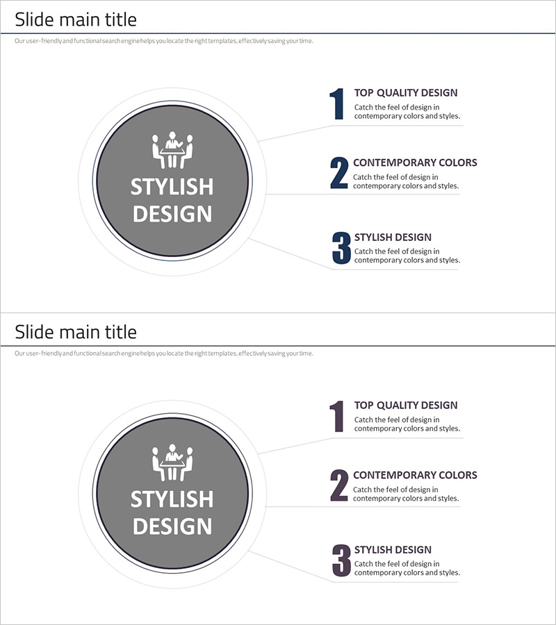 비즈니스 회의 결론 PPT 슬라이드 – 전략적 목표 달성