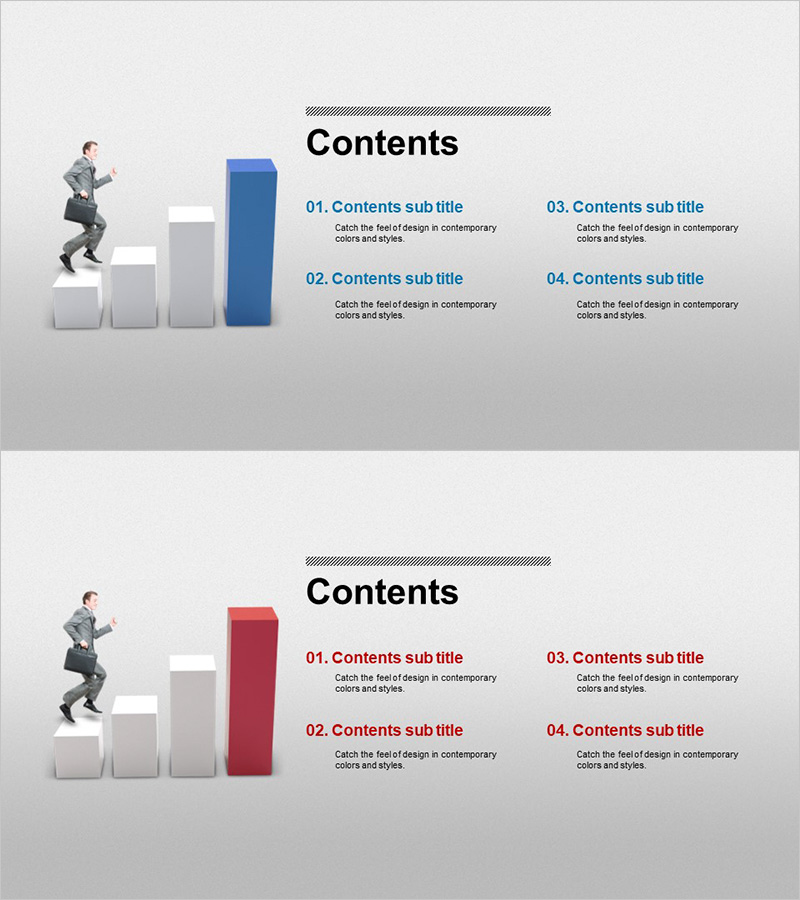 비즈니스 성공을 위한 목차 템플릿