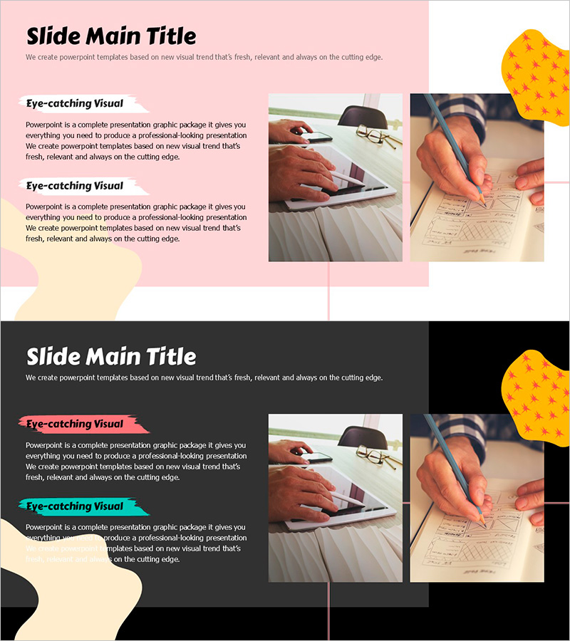 봄 파스텔 와이드 PPT 템플릿 – 사업 관리 및 추진 계획