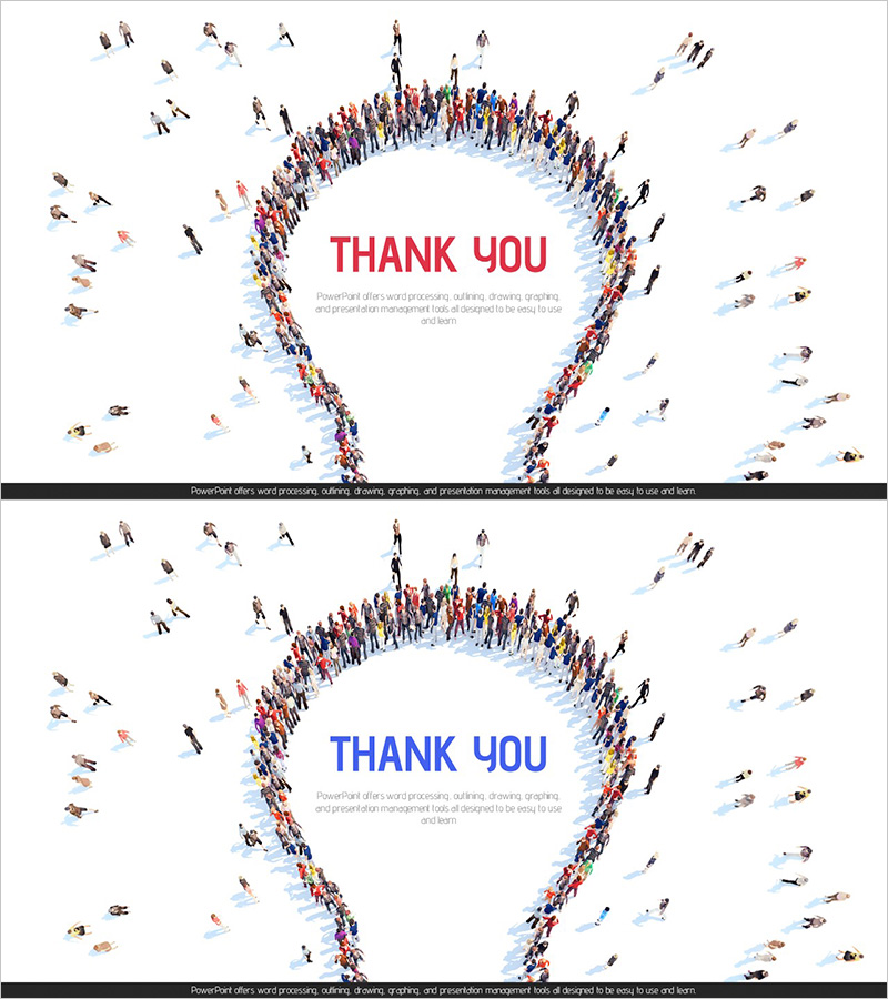 브레인 스토밍 템플릿 엔딩 표지 - 시선을 사로잡는 마무리