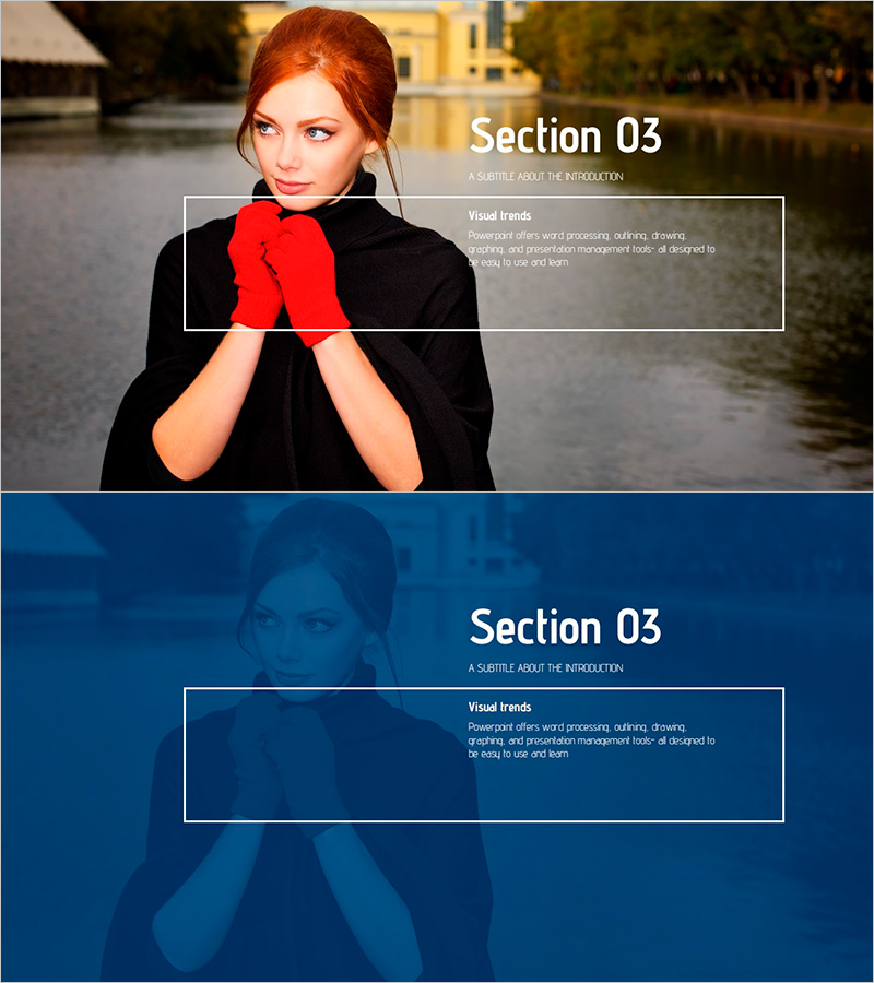 패션 템플릿 간지02 – 시각적 브랜드 강조