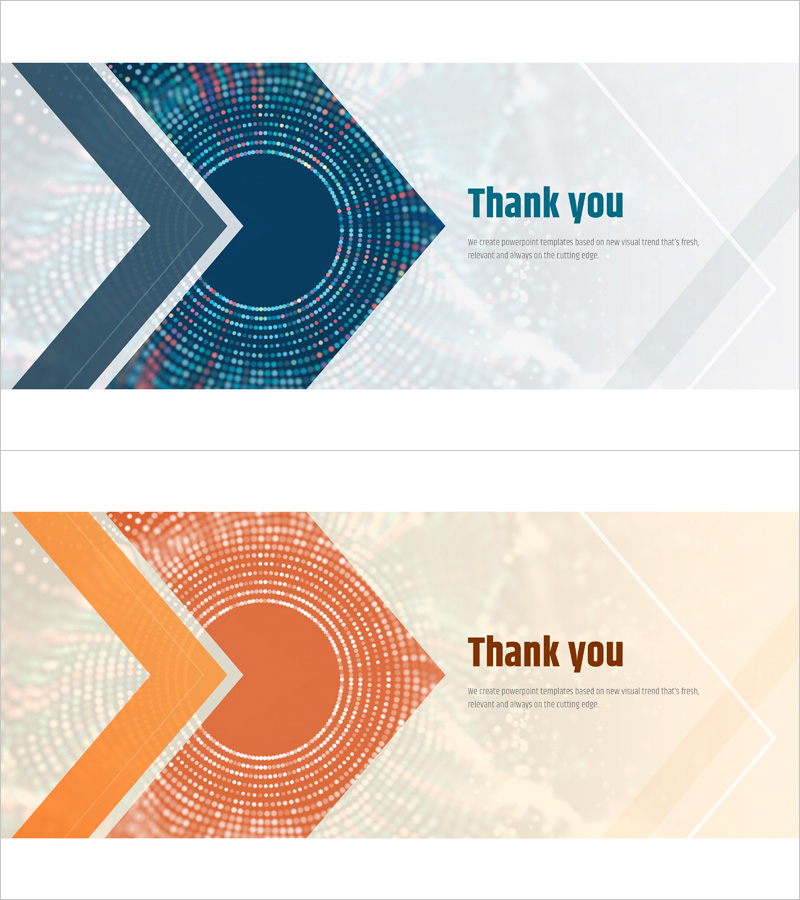 빅데이터 분석 템플릿 엔딩 표지 – 혁신과 통찰