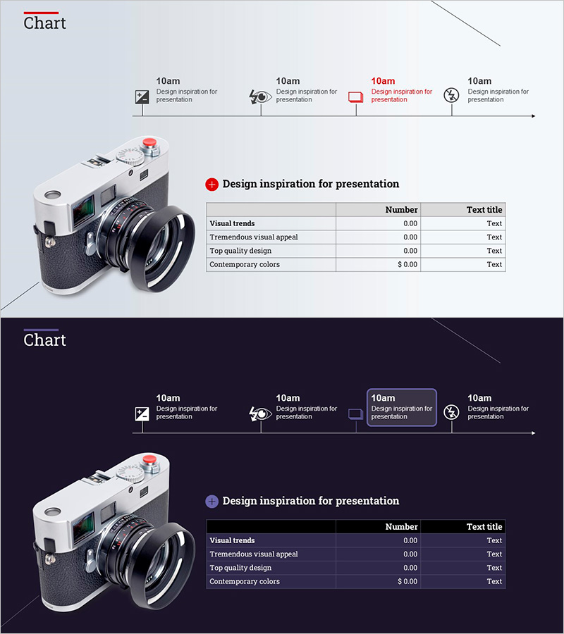 카메라 시스템 및 테이블 슬라이드 - 현대적 디자인과 매력을 담은 비주얼
