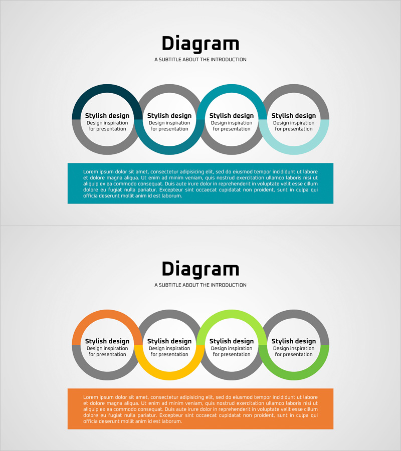 사업 개요 및 목표 – 파랑, 주황, 초록 클러스터 디자인