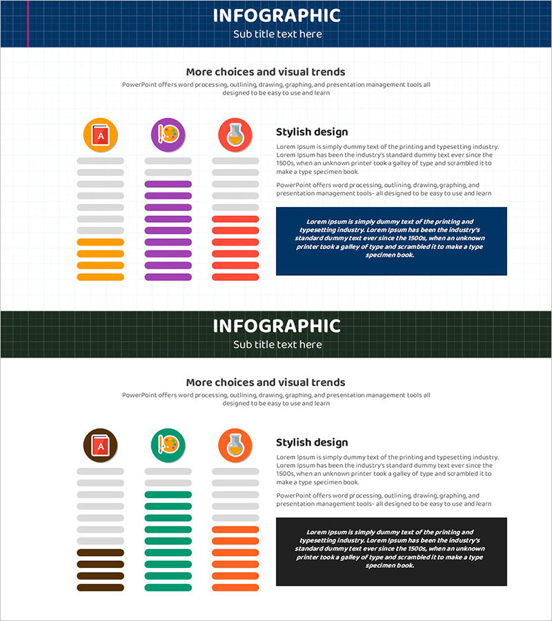 체크패턴 템플릿으로 과목별 성과 시각화